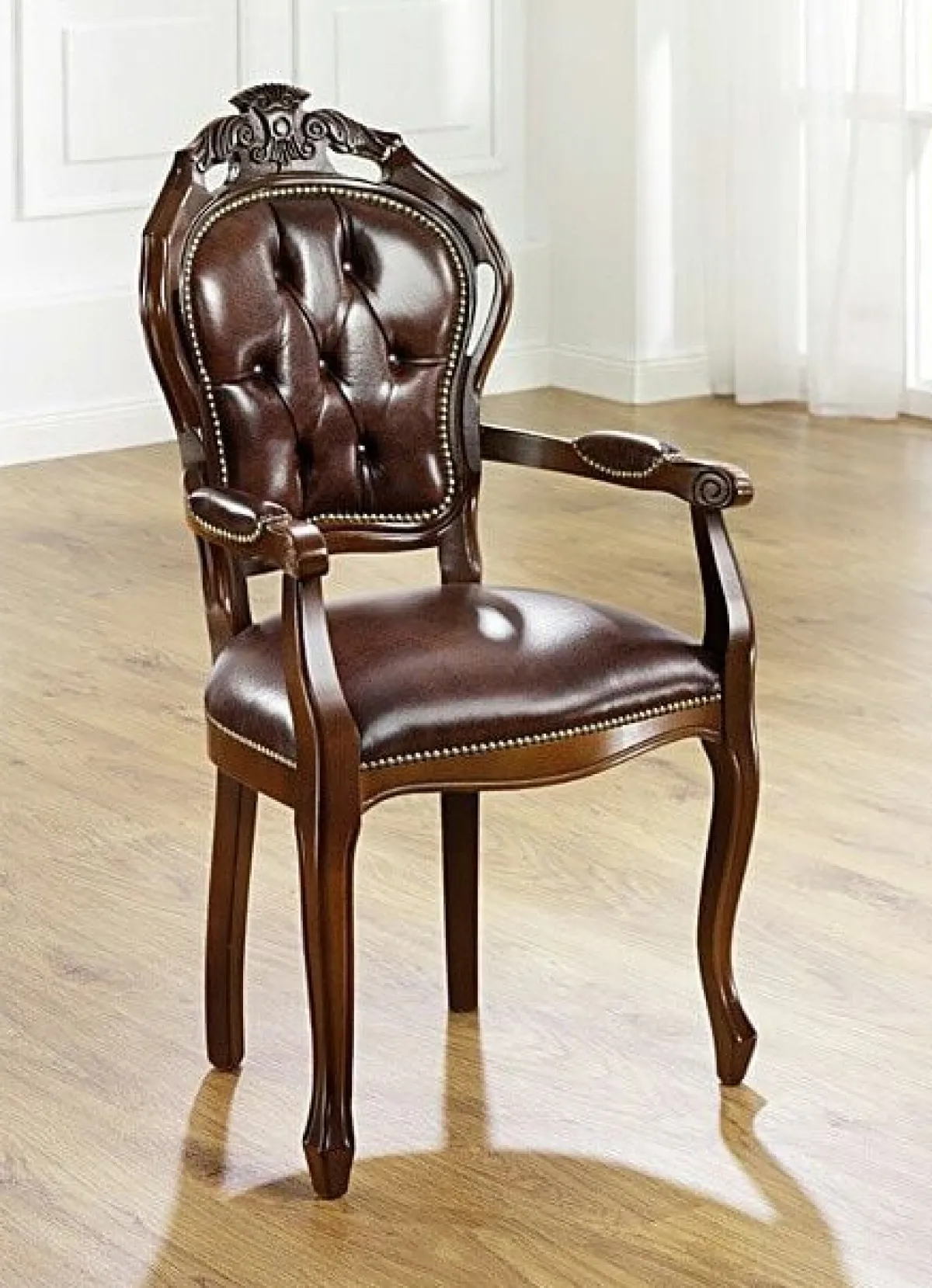 Hot BADER Esszimmer-Stühle und Sessel mit Lederbezug
