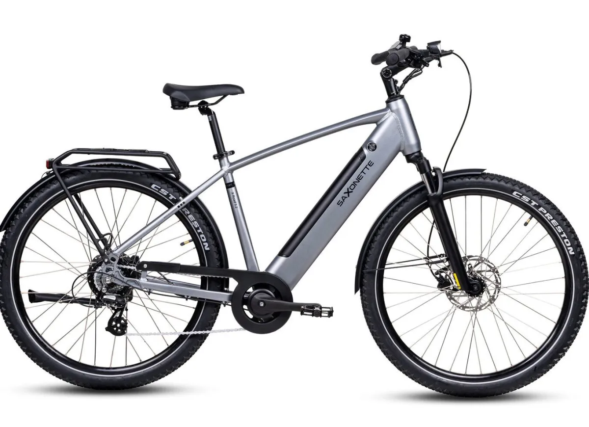 Clearance BADER E-Trekking-Bike X-Road 5.2 von SAXONETTE SILBER