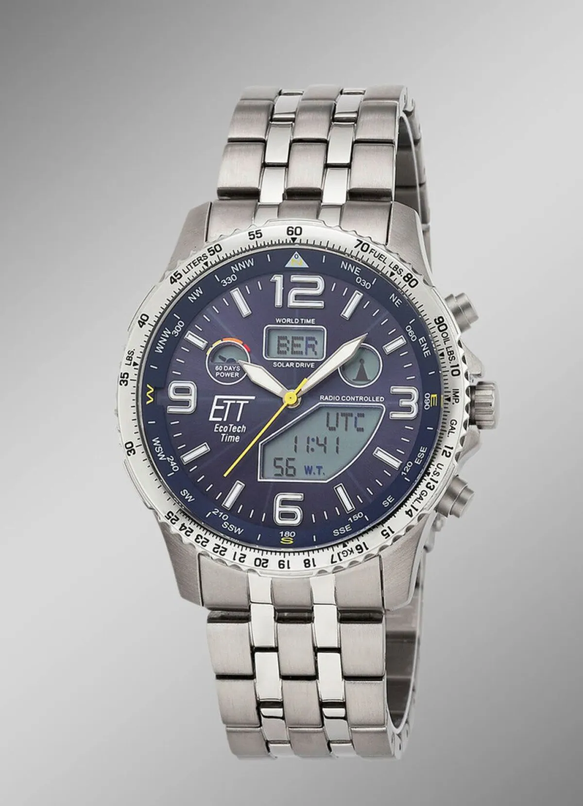 Sale ETT EGS-11575-31M Professional Funk-Solar-Herrenuhr