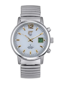 ETT -Funk-Solar-Herrenuhr im Titanlook