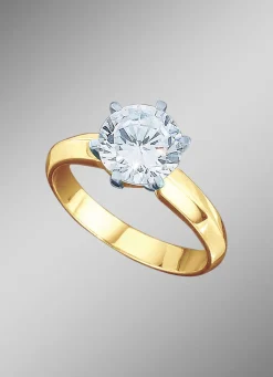Outlet BADER Exklusiver Damenring mit 1 Brillant in Stotzenfassung