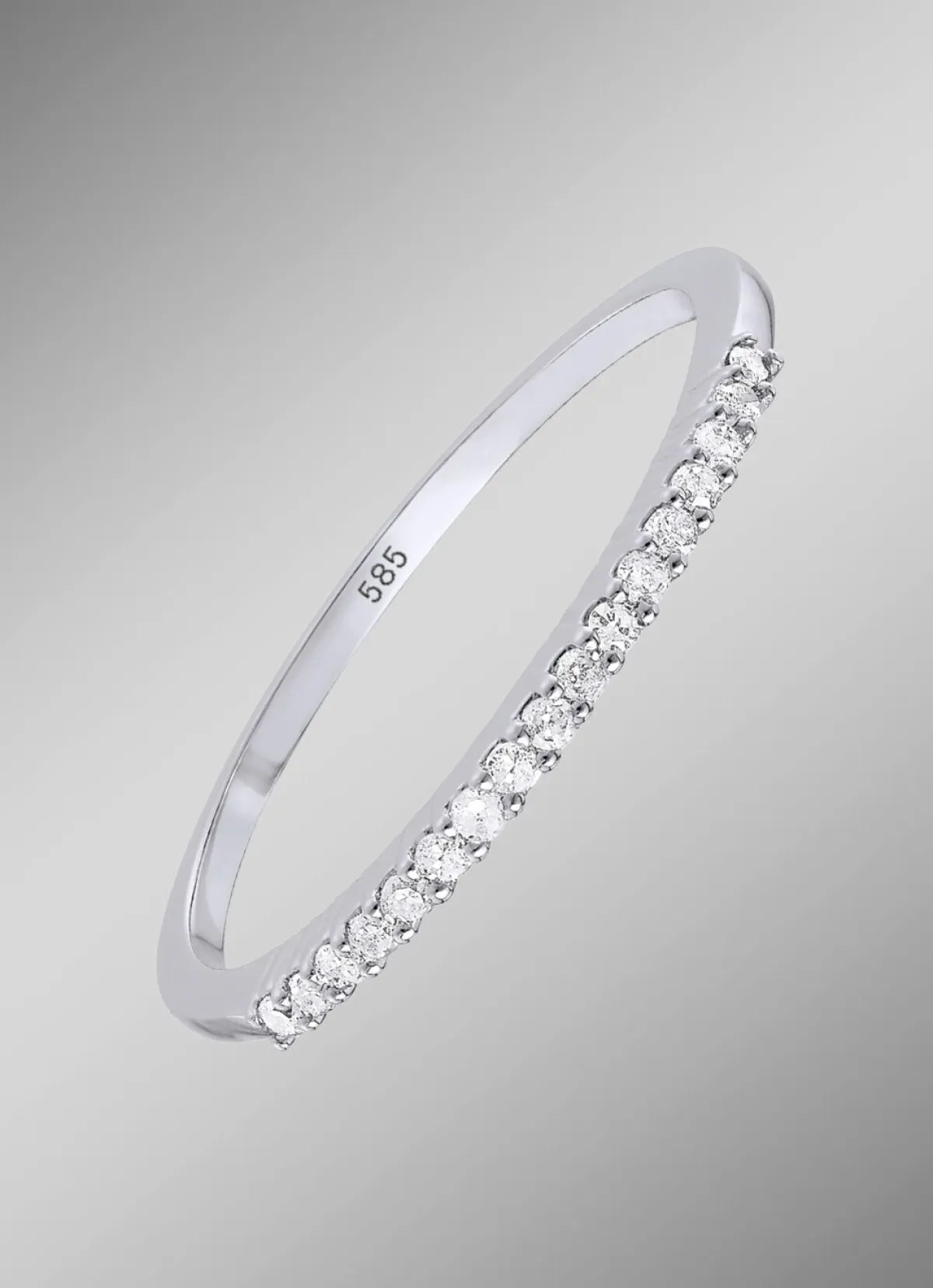 Outlet BADER Exquisiter Damenring mit weißen Diamanten