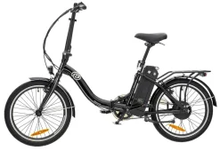 Best BADER Falt-E-Bike von Verocraft mit Stahl-Faltrahmen SCHWARZ