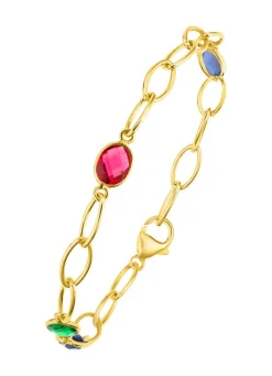 Online BADER Farbenfrohe Eleganz: Armband mit Quarzen in verschiedenen Farben