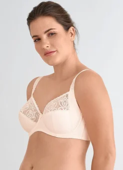 Online BADER Felina Bügel-BH mit elastischer Stickereispitze ZARTAPRICOT
