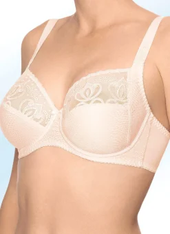 Online BADER Felina Bügel-BH mit elastischer Stickereispitze ZARTAPRICOT