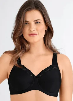 Best FELINA Bügel-BH mit Stickereispitze SCHWARZ