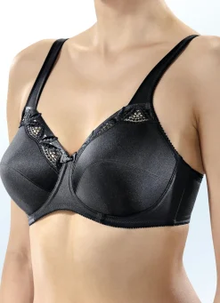 Best FELINA Bügel-BH mit Stickereispitze SCHWARZ
