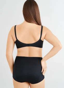 Discount BADER Felina BH mit Strukturmuster SCHWARZ