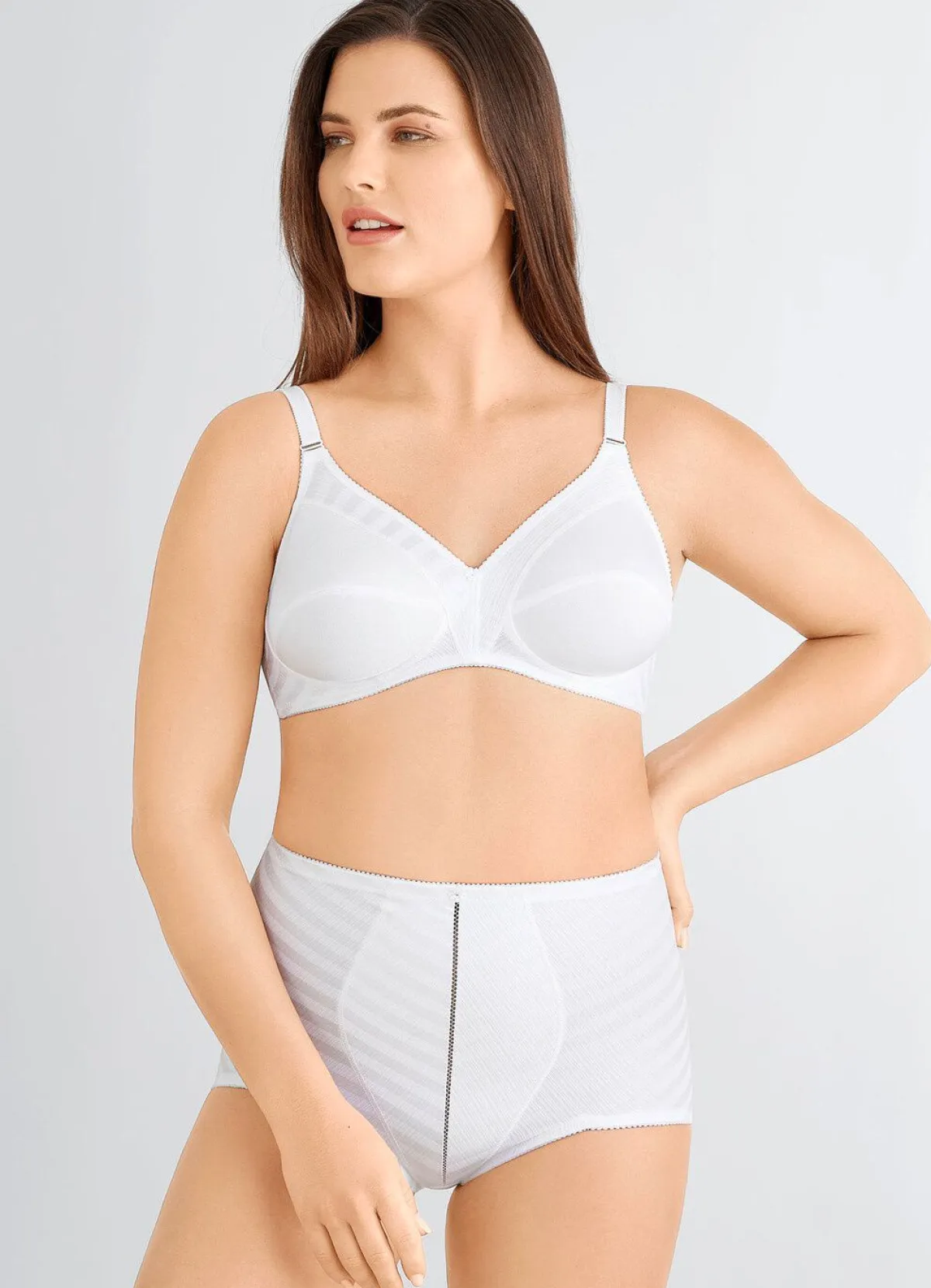 Sale BADER Felina BH mit Strukturmuster WEISS