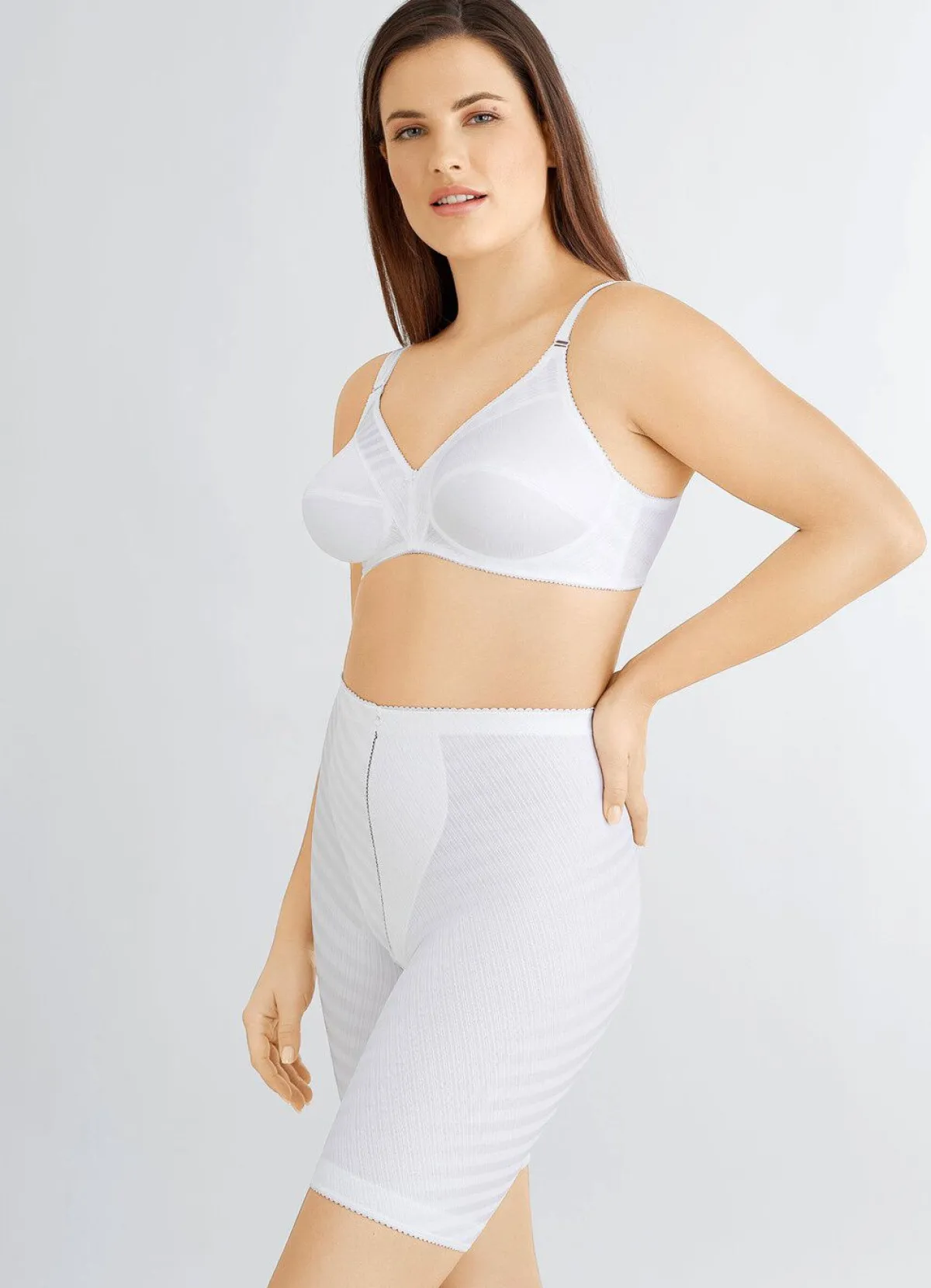Sale BADER Felina BH mit Strukturmuster WEISS