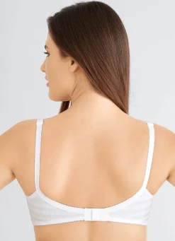 Sale BADER Felina BH mit Strukturmuster WEISS
