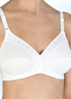 Sale BADER Felina BH mit Strukturmuster WEISS
