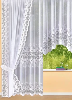 Outlet BADER Fensterdekoration WEISS