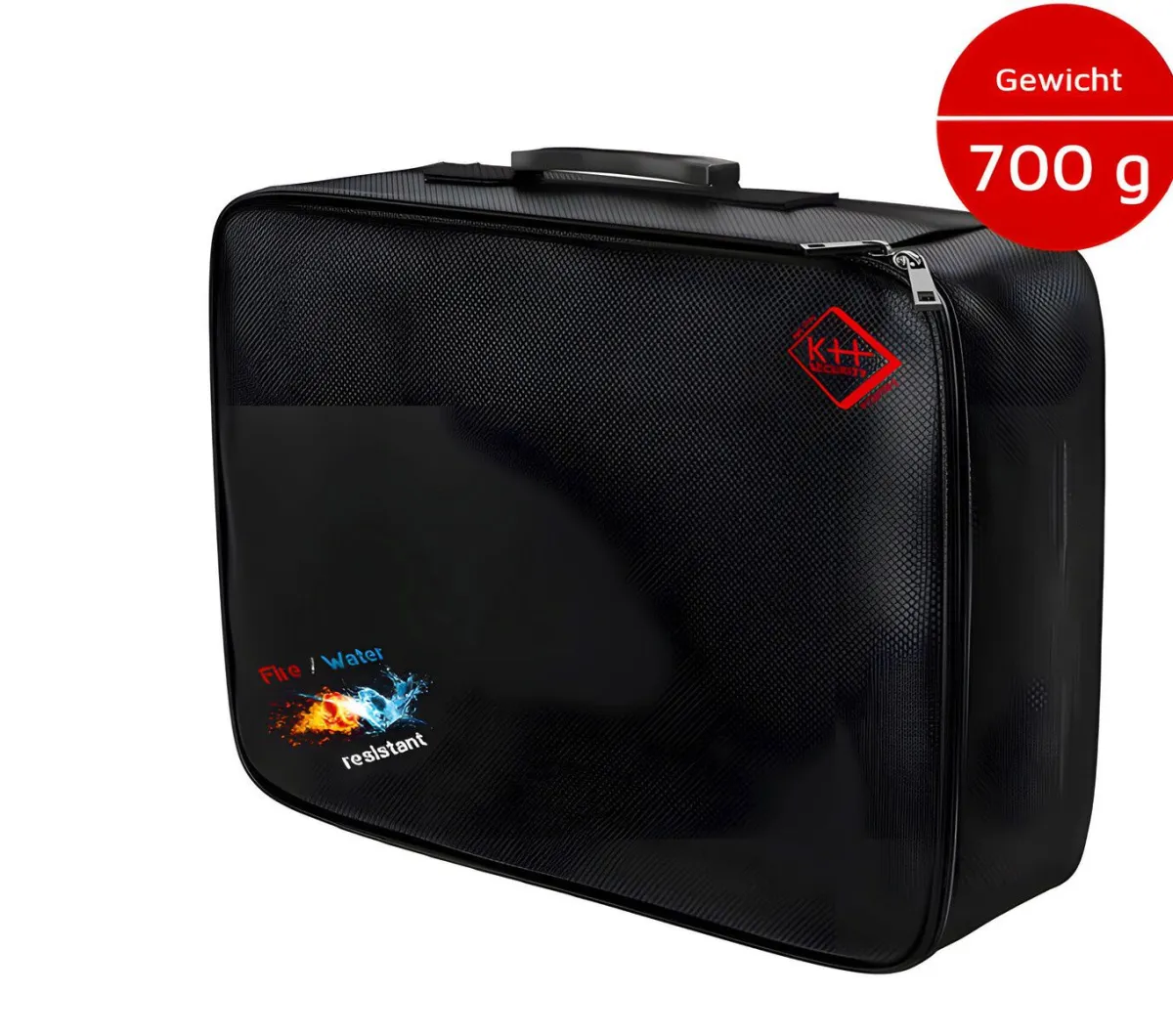 Clearance BADER Feuerfester Dokumentenkoffer SCHWARZ