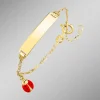 Online BADER Figaroketten-Armband mit Marienkäfer