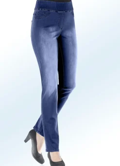 Discount BADER Figurformende Jeans JEANSBLAU