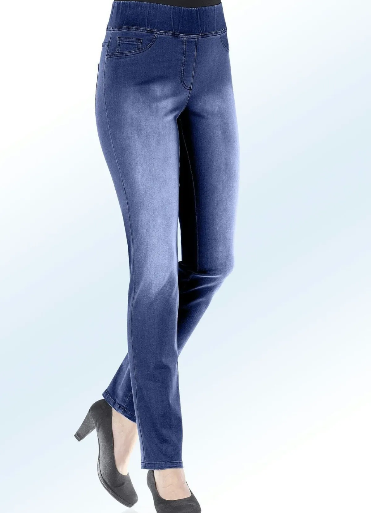 Discount BADER Figurformende Jeans JEANSBLAU