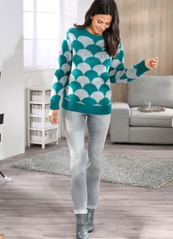 Hot BADER Figurformende Jeans GRAU