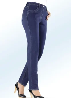 Clearance BADER Figurformende Power-Stretch-Jeans DUNKELBLAU