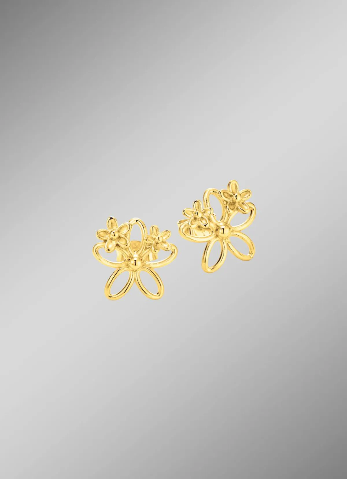 Discount BADER Filigrane Ohrstecker im Blumendesign