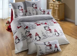 Discount FLORELLA Flausch-Biber Bettwäsche-Garnitur von MULTICOLOR