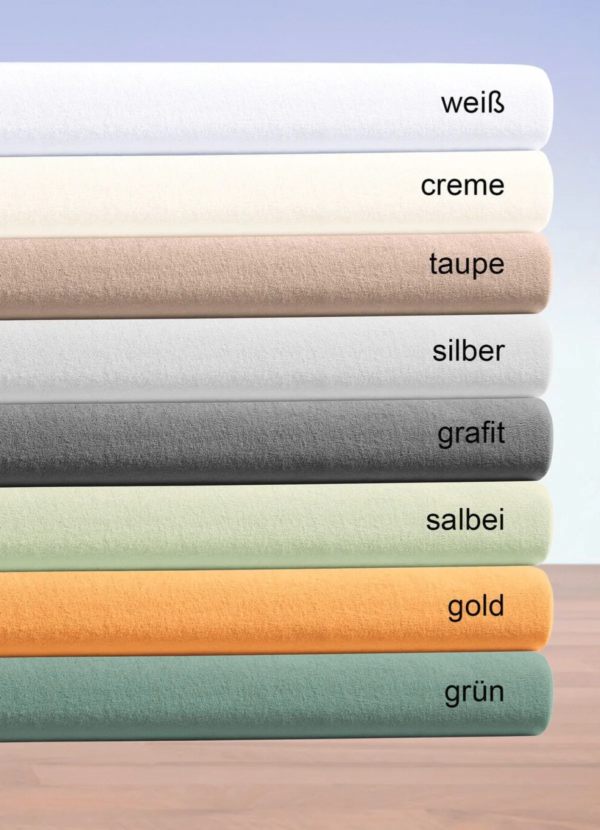 New IRISETTE Flauschige Jersey-Spannbetttücher aus Baumwolle GRÜN