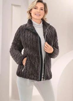 Outlet BADER Feecejacke it Zopfuter BRAUN