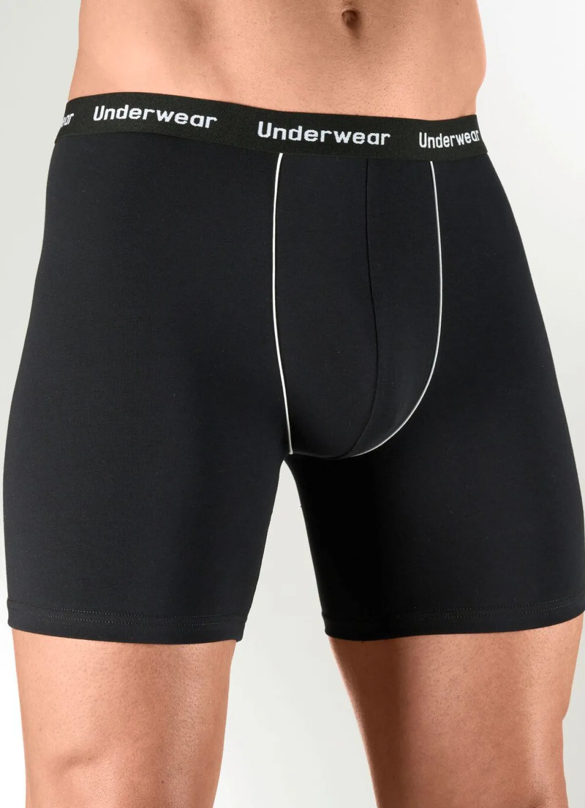 Outlet brio Fünferpack Pants mit Elastikbund 3X SCHWARZ, 2X ANTHRAZIT