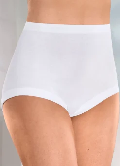Online BADER Fünferpack Slips mit auswechselbarem Gummizug WEISS