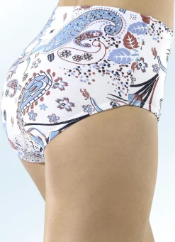 Discount BADER Fünferpack Slips mit buntem Druckdessin WEISS-BUNT