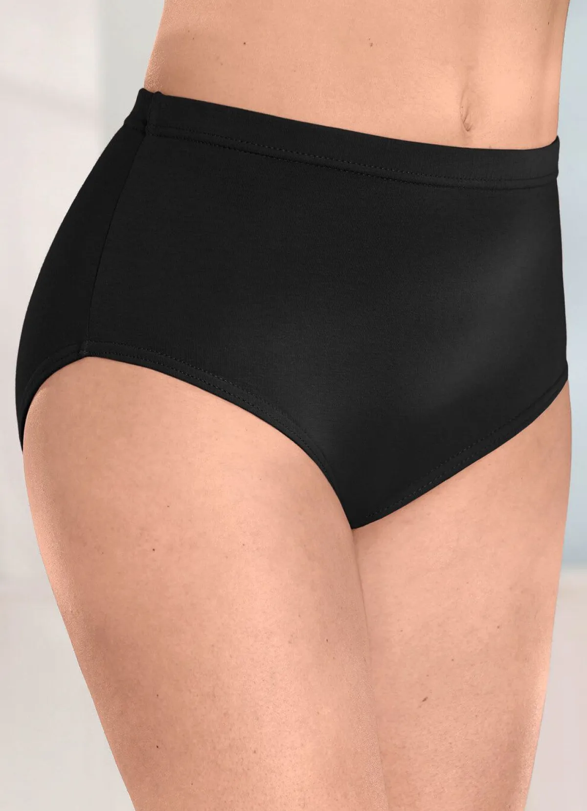 Clearance BADER Fünferpack Slips mit Dehnbund 3X ALTROSA, 2X SCHWARZ