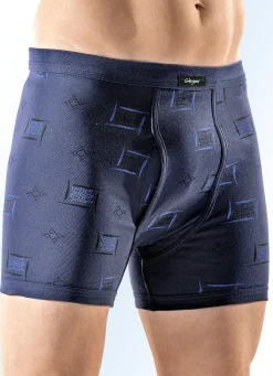 Discount GLEYMOR Fünferpack Unterhosen, allover dessiniert 3X MARINE, 2X ANTHRAZIT