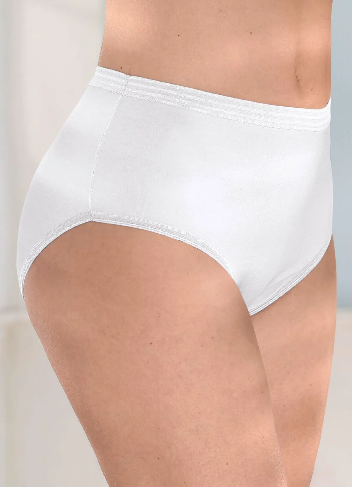 Best BADER Fünferpack Slips 3X AZURBLAU, 2X WEISS