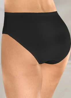 Hot BADER Fünferpack sportive Slips SCHWARZ