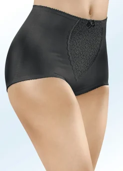 Discount FORMAT Miederhose mit Spitzeneinsatz SCHWARZ
