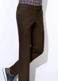 Best FRANCESCO BOTTI ""-Hose in 3 Farben DUNKELBRAUN