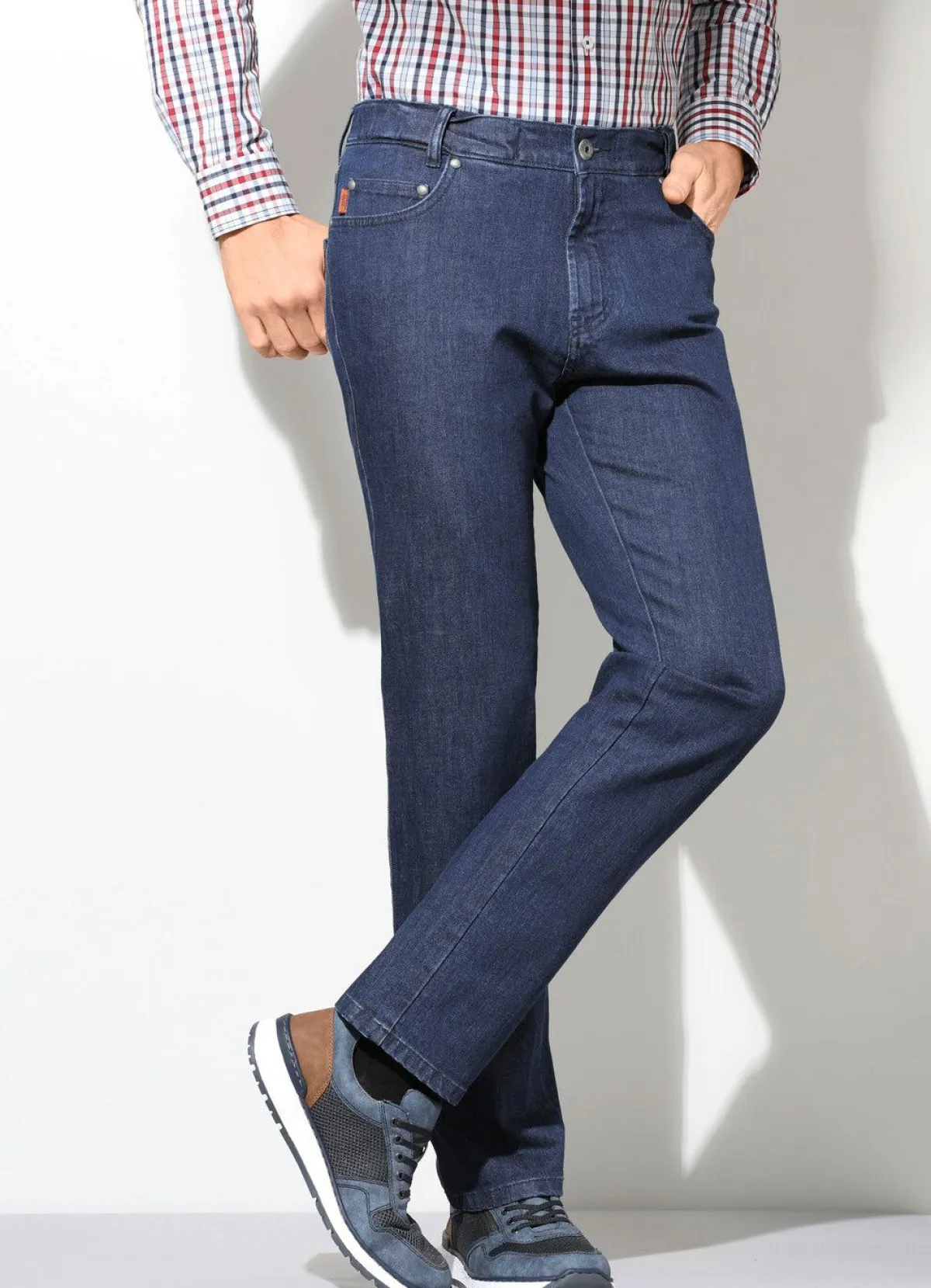 Best FRANCESCO BOTTI ""-Jeans mit Komfortbund in 3 Farben DUNKELJEANS