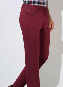 FRANCESCO BOTTI ""-Hose in 4 Farben ROT