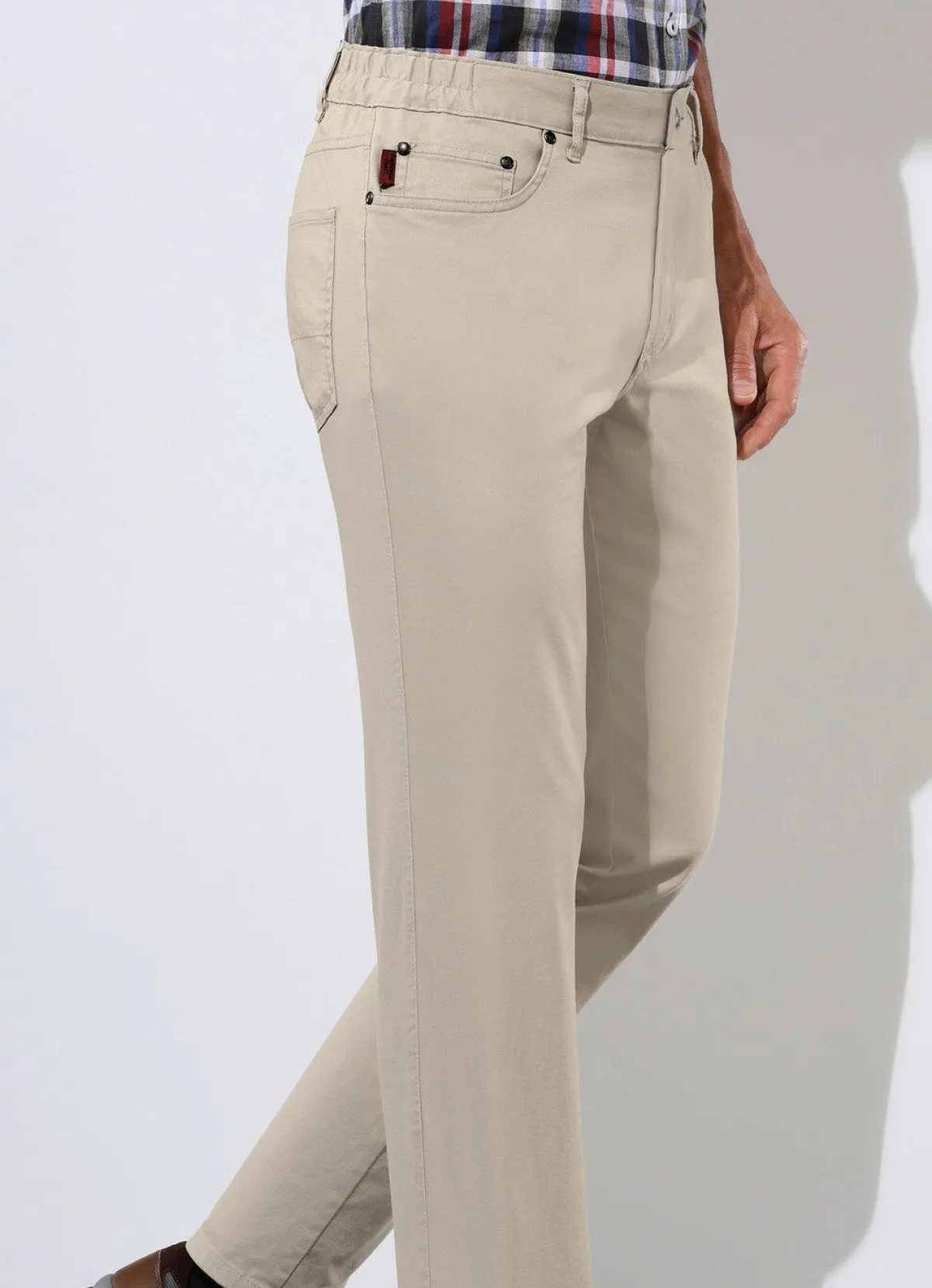 New FRANCESCO BOTTI ""-Hose in 4 Farben BEIGE