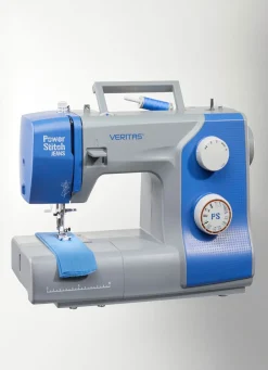 VERITAS Freiarm-Nähmaschine BLAU-GRAU