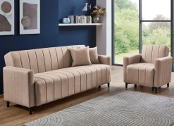 Best BADER Frei im Raum aufstellbare Polstermöbel mit Bettfunktion BEIGE