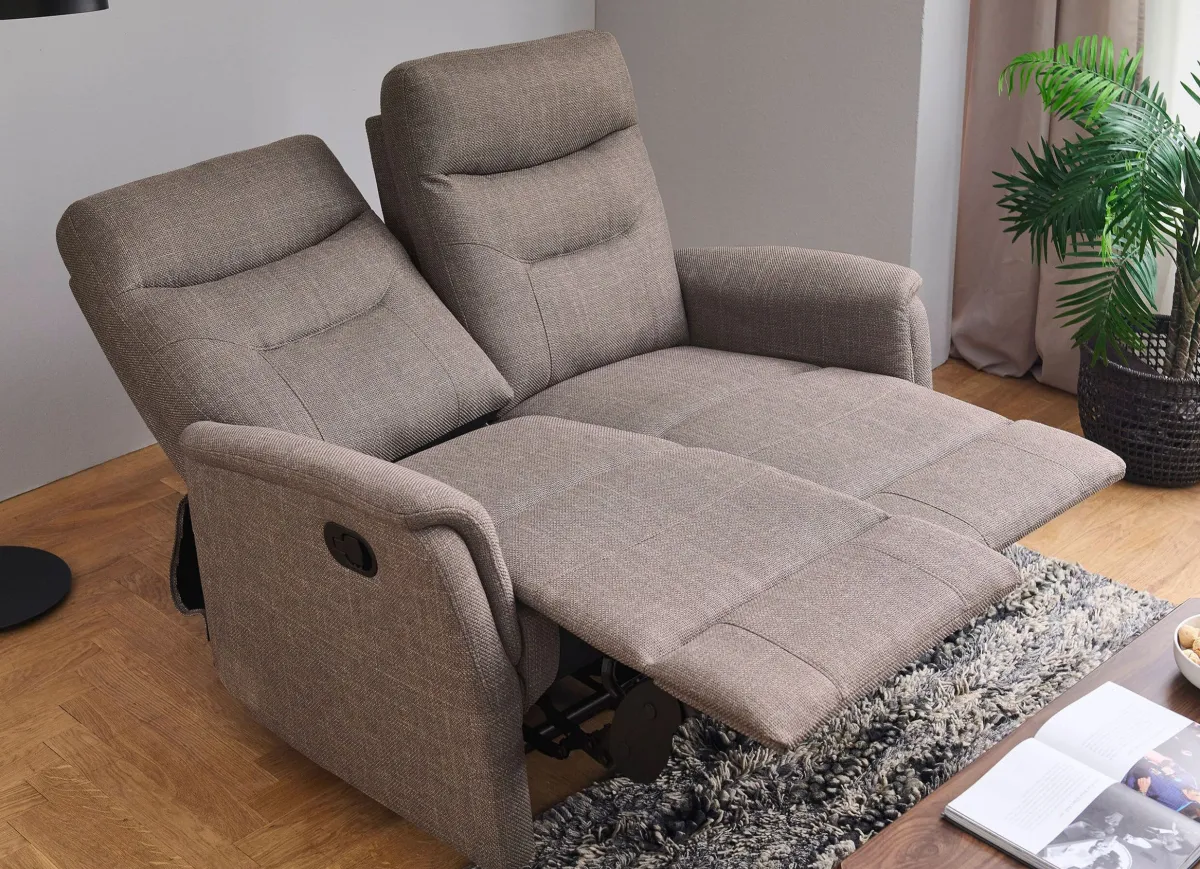 Hot BADER Frei im Raum aufstellbare Polstermöbel beigebraun