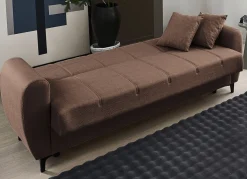 Discount BADER Frei im Raum aufstellbare Polstermöbel mit Bettfunktion BRAUN