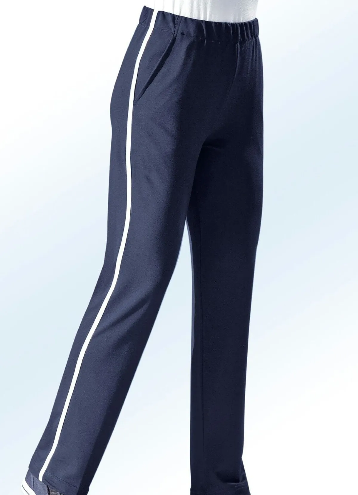 Sale BADER Freizeithose mit Dehnbund MARINE