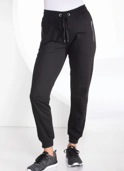Best BADER Freizeithose mit Reißverschluss-Taschen in 4 Farben SCHWARZ