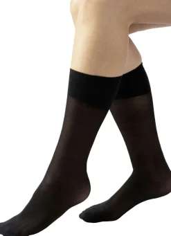 Clearance BADER Fresh-Travel Stützkniestrümpfe, 3er-Pack SCHWARZ