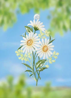 Best PLAUENER SPITZE Frühlingshaftes Fensterbild BUNT