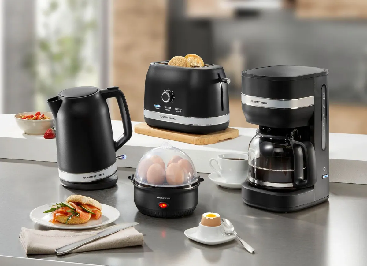 Online BADER Frühstücksserie in modernem Design SCHWARZ