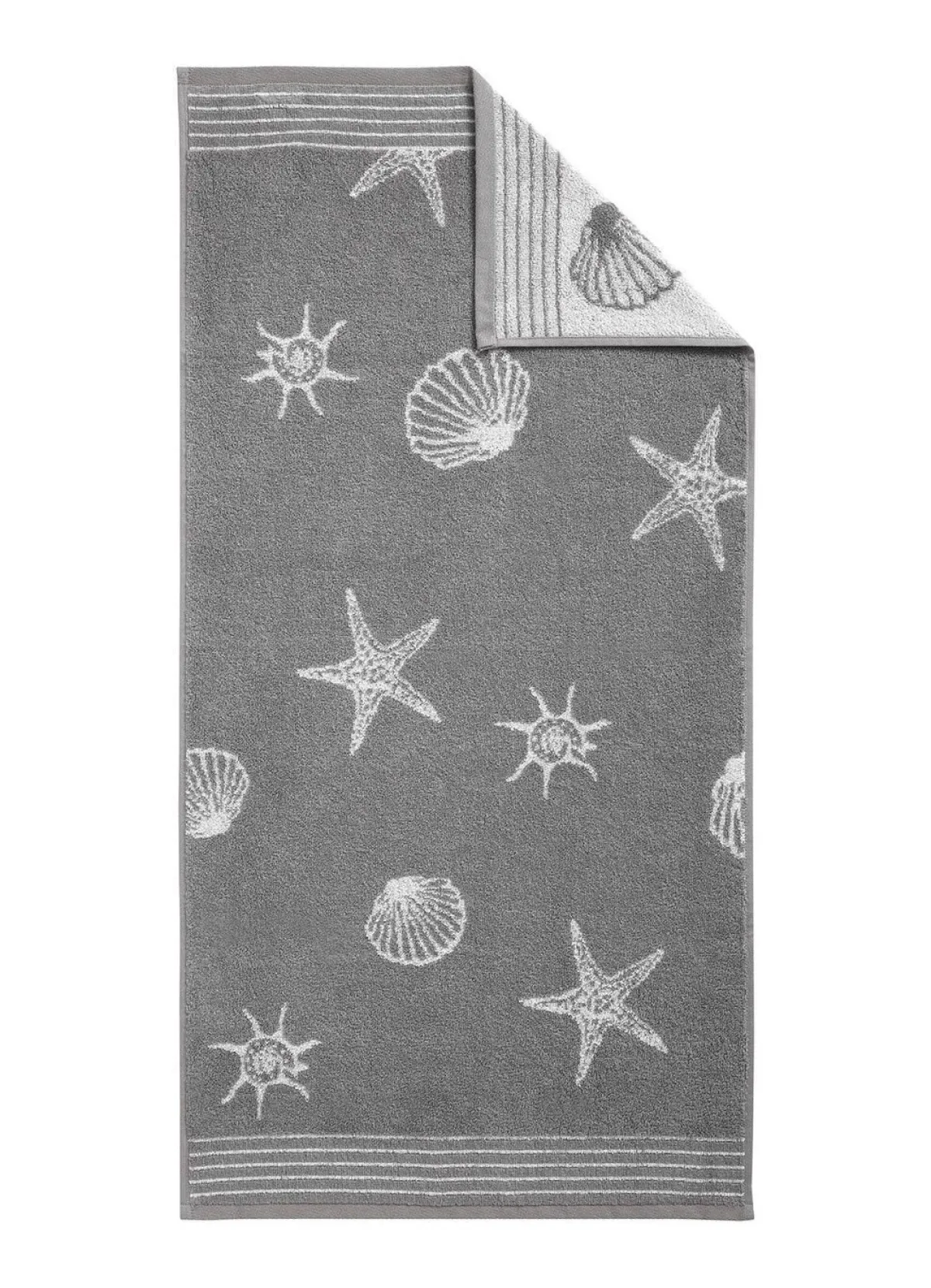 Outlet DYCKHOFF Frottier-Serie von aus 100% Baumwolle GRAU